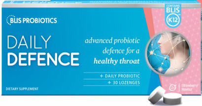 Blis K12 Daily Defence Strawberry Lozenges 30
