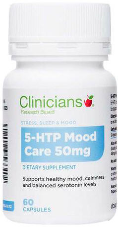 Clinicians 5-HTP Mood Care Capsules 50mg