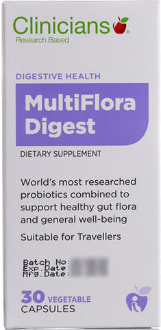 Clinicians Multiflora Digest Capsules 30