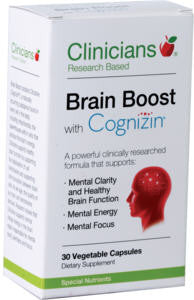Clinicians Brain Boost with Cognizin Capsules 30
