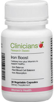 Clinicians Iron Boost Capsules 30