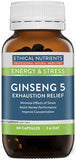 Ethical Nutrients Ginseng 5 Exhaustion Relief Capsules 60