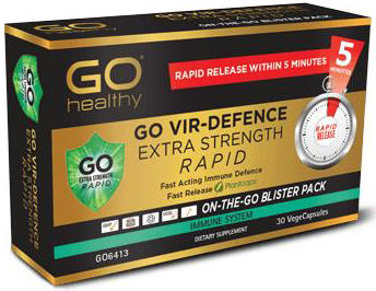 GO Healthy GO Vir-Defence Extra Strength Rapid Capsules 30 = Now Discontinued