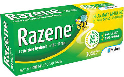 Razene Tablets 10mg 30