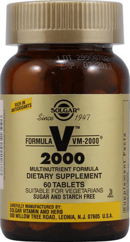 Solgar VM 2000 Multivitamin Tablets 60