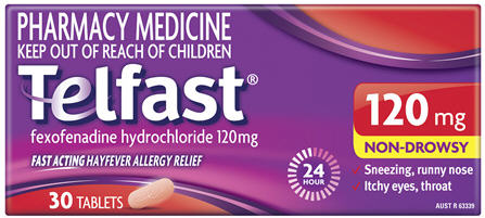 Telfast 120mg Tablets 30