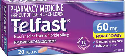 Telfast 60mg Tablets 20