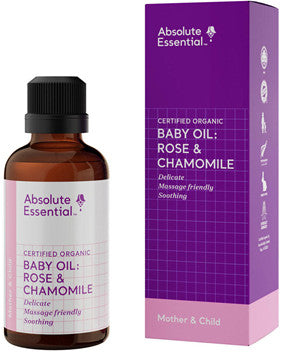 Absolute Essential Baby Oil Rose and Chamomile 50ml