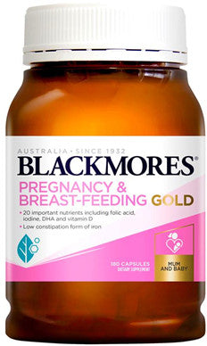 Blackmores Pregnancy & Breast-Feeding Gold Capsules 180