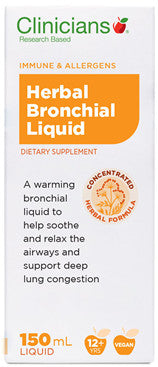 Clinicians Herbal Bronchial Liquid 150ml - New Zealand Only