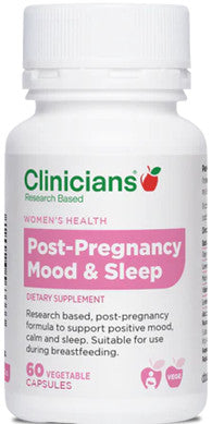 Clinicians Post-Pregnancy Mood & Sleep Vegetable Capsules 60