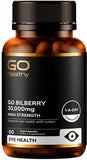 Go Healthy GO Bilberry 30,000 High Strength Capsules 60