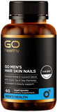 Go Healthy GO Men's Hair Skin Nails VegeCapsules 60