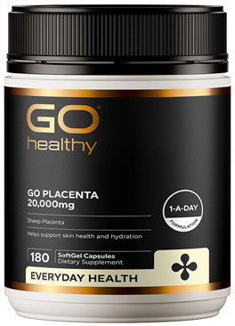 Go Healthy Placenta 20,000mg Capsules 180