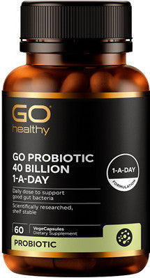 Go Healthy GO Probiotic 40 Billion Capsules 60