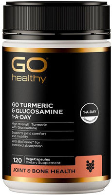 Go Healthy Go Turmeric & Glucosamine 1-A-Day VegeCapsules 120