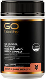 Go Healthy GO Mussel 19,000 New Zealand Green Lipped Mussel Capsules 100