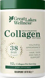 Great Lakes Wellness Gelatine Grass-Fed Bovine Collagen Peptides Unflavoured 454g - New Zealand Only