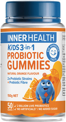 Inner Health Probiotic Adult Gummies 3-in-1 50 - Berry Flavour