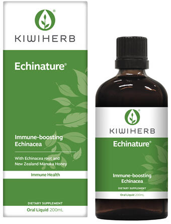 Kiwiherb Echinature Echinacea Extract 200ml - New Zealand Only