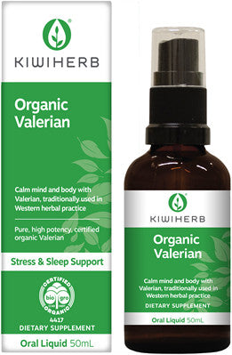 Kiwiherb Organic Valerian Liquid Extract 50ml