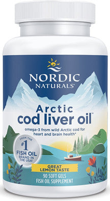 Nordic Naturals Arctic Cod Liver Oil Capsules 90