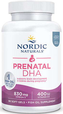 Nordic Naturals Prenatal DHA Soft Gel Capsules 90