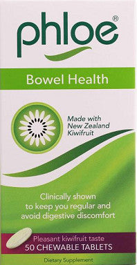 Phloe Bowel Health Chewable Tablets 50 – NZ Pharmacy Connect