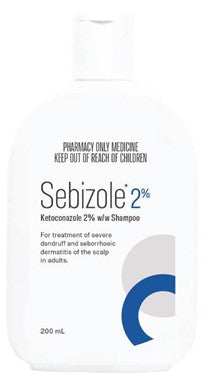 Sebizole Ketoconazole Shampoo 2% 200ml - New Zealand Only