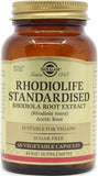 Solgar Rhodiolife Standardised Rhodiola Root Extract Vegetable Capsules 60