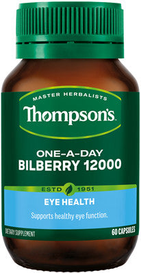 Thompson's One-A-Day  Bilberry 12,000 Capsules 60