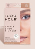 1000 Hour Eyelash & Brow Tint Kit Gentle Plant Extract Light Brown Blonde - 12 Applications