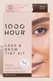 1000 Hour Eyelash & Brow Tint Kit Gentle Plant Extract Medium Brown - 12 Applications