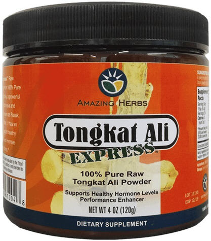 Amazing Herbs Tongkat Ali Express 100% Raw Powder 120g