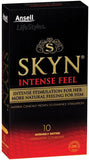 Ansell SKYN Intense Feel Non-Latex Condoms 10