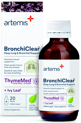 Artemis BronchiClear Deep Lung and Bronchial Support 100ml - New Zealand Only