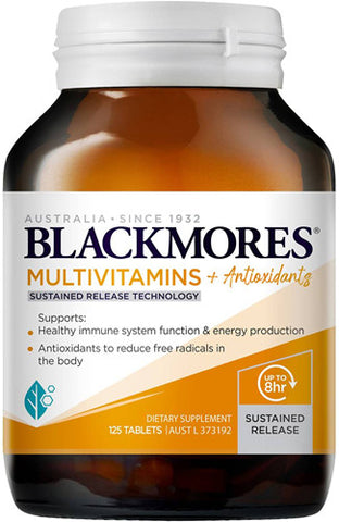 Blackmores Multivitamins + Antioxidants Sustained Release Tablets 125