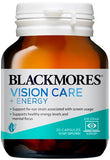 Blackmores Vision Care + Energy Capsules 30
