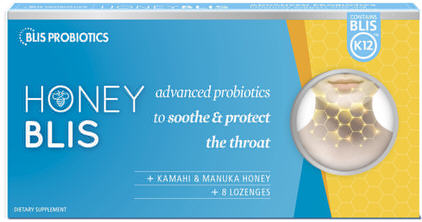 Blis HoneyBlis K12 Throat and Oral Health Lozenges 8