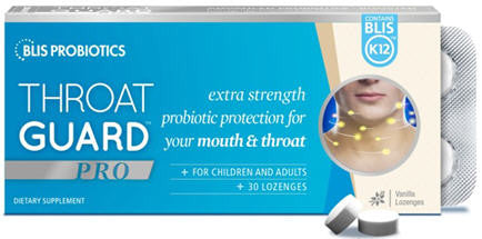 Blis K12 ThroatGuard Pro Probiotic Lozenges Vanilla 30