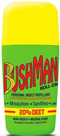 Bushman 20% Roll-On Deet 65g