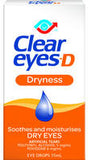 Clear Eyes-D Dryness Eye Drops 15ml