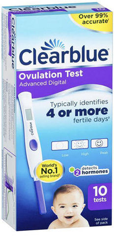 Clearblue Digital Ovulation Tests 10 - 4 Most Fertile Days