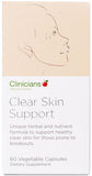 Clinicians Clear Skin Support Vegetable Capsules 60