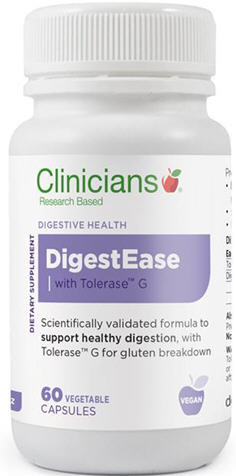 Clinicians DigestEase with Tolerase™ G Capsules 60
