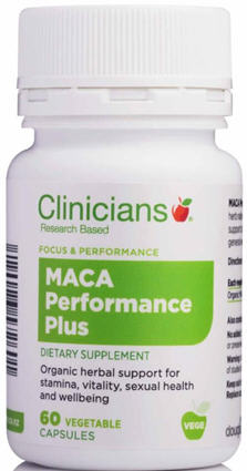 Clinicians MACA Performance Plus Capsules 60