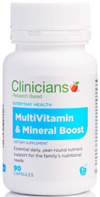 Clinicians Vitamin and Mineral Boost Capsules 90
