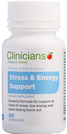 Clinicians Stress & Energy Support Capsules 60