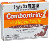 Combantrin-1 Mebendazole Chocolate Squares 4