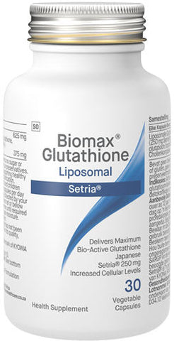 Coyne Healthcare Biomax Liposomal Glutathione 625mg Veg Caps 30
